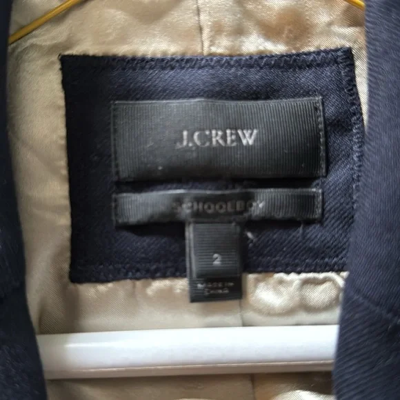 Navy blue Jcrew schoolboy blazer - Picture 3 of 3